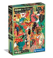 Пазл Clementoni 1000 деталей: MORE IS MORE. Животные и ботаника (УЦЕНКА)