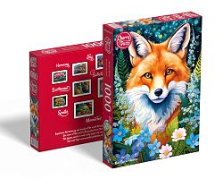 Пазл Cherry Pazzi 1000 деталей: Лиса в цветах