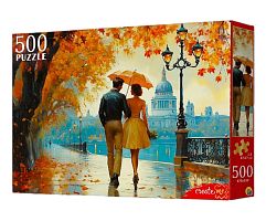 Пазл Рыжий Кот 500 деталей: Пара в осеннем парке