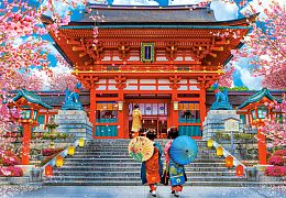 Пазл Castorland 1500 деталей: Цветение сакуры