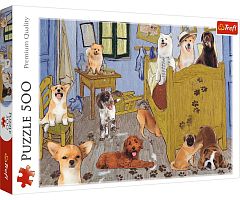 Пазл Trefl 500 деталей: Комната Ван Гога. Собачья революция