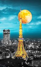 Пазл Pintoo 1000 деталей: Лунная ночь. Токийская башня