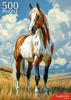 Пазл Рыжий Кот 500 деталей: Лошадь в горах