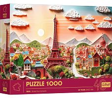 Пазл Trefl 1000 деталей: 40 лет Trefl - Париж