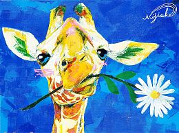 Пазл Pintoo 1200 деталей: NiJiSuKe. Маргарита Жираф