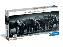 Пазл Clementoni 1000 деталей: Стадо слонов