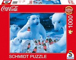 Пазл Schmidt 1000 деталей: Coca Cola Полярные медведи