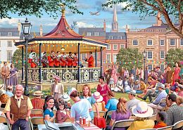 Пазл Falcon 1000 деталей: Эстрада в парке