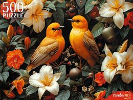 Пазл Рыжий Кот 500 деталей: Золотые птицы