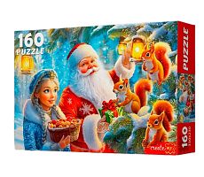 Пазл Рыжий Кот 160 деталей: Новогодние чудеса