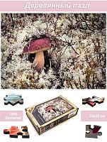 Пазл Алма деревянный 1000 деталей. Карельская сказка. Сокровище из мха