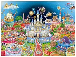 Пазл Pintoo 4800 деталей: Синдзи Ямамото. Новый год в Волшебном королевстве