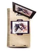 Пазл деревянный Алма 500 деталей. Лошади. Мгновение единения