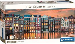 Пазл Clementoni 1000 деталей: Яркий Амстердам