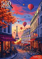 Пазл Рыжий Кот 500 деталей: Осенний Париж