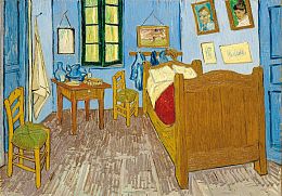 Пазл Clementoni 1000 деталей: Ван Гог. Спальня в Арле