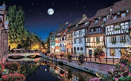 Пазл Pintoo 1000 деталей: Ночной Кольмар, Франция