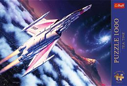 Пазл Trefl 1000 деталей: Время чая. Космический полет