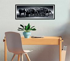 Пазл Clementoni 1000 деталей: Стадо слонов