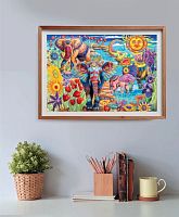 Пазл Clementoni 500 деталей: Карнавал слонов