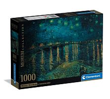 Пазл Clementoni 1000 деталей: Ван Гог. Звездная ночь над Роной