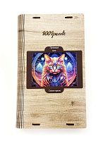 Пазл деревянный Алма 500 деталей Самые яркие. Лунный кот