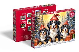 Пазл Cherry Pazzi 1000 деталей: Рождественские щенки