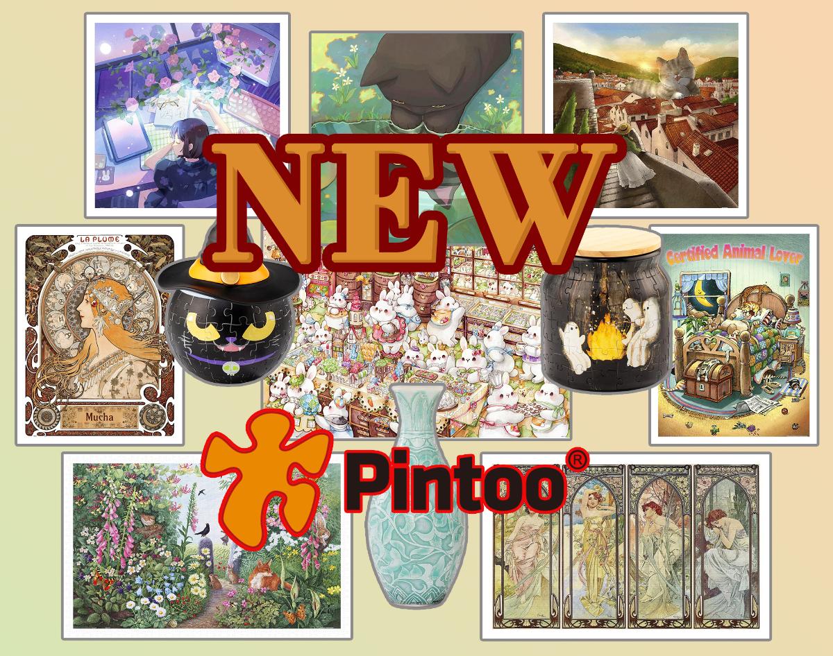 Новинки пазлов Pintoo (август 2025)