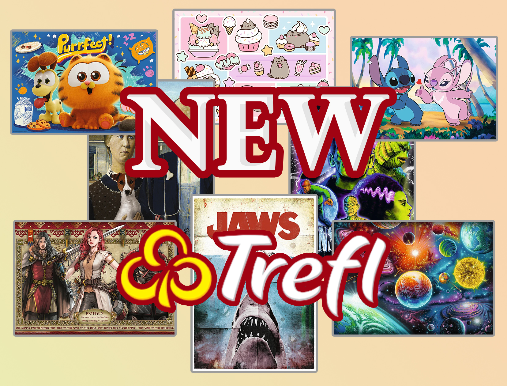 Новинки пазлов Trefl (март-апрель 2025)