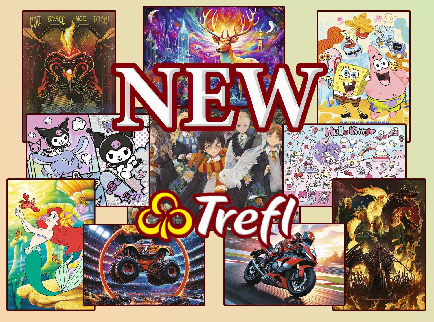 Новинки пазлов Trefl (май 2025)