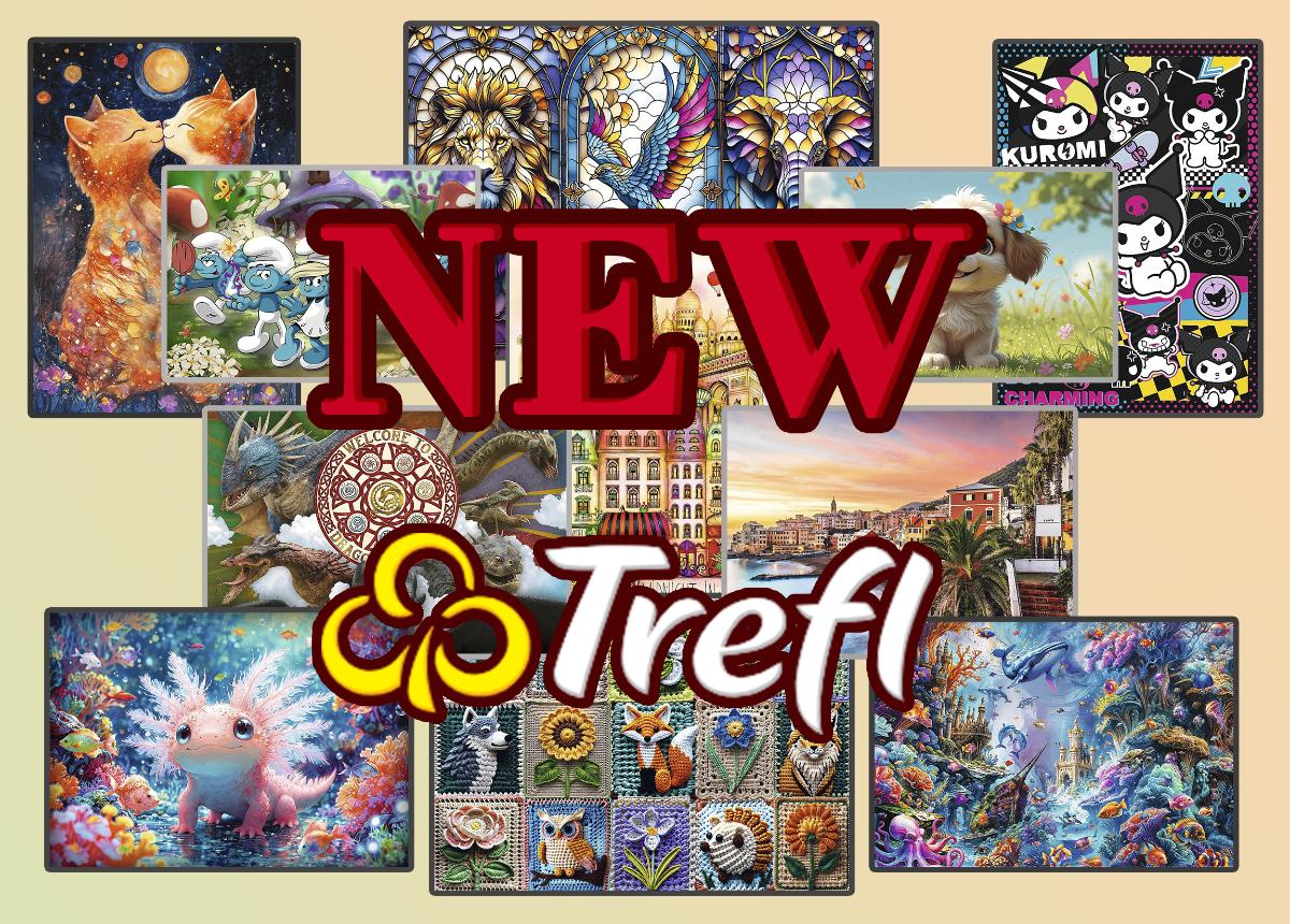 Новинки пазлов Trefl (сентябрь 2025)