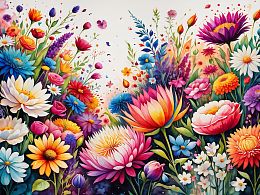 Пазл деревянный Алма 300 деталей Цветы и натюрморты. Букет №3