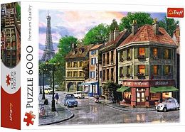 Пазл Trefl 6000 деталей: Улица в Париже. Дэвисон (УЦЕНКА)