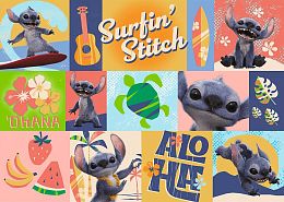 Пазл Trefl 200 деталей: Лило и Стич. Гавайские приключения