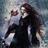 Пазл Heye 1000 деталей: Девушка в черном