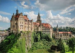 Пазл Ravensburger 1000 деталей: Замок Зигмаринген. Германия