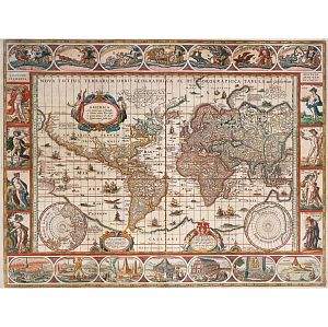 Пазл Ravensburger 2000 деталей: Историческая карта 1650 года