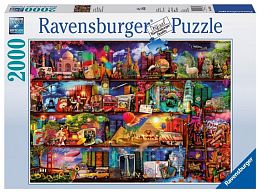 Пазл Ravensburger 2000 деталей: Книжный мир