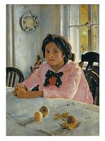 Пазл Стелла 1000 деталей: Девочка с персиками (УЦЕНКА)