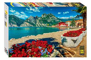 Пазл Step puzzle 500 деталей: Озеро Гарда, Италия
