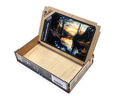 Пазл Алма деревянный 1000 деталей Волшебство природы. Тайны вечернего озера