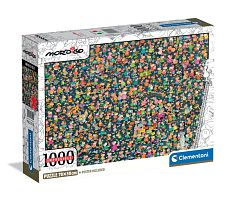 Пазл Clementoni 1000 деталей: Mordillo. Столпотворение