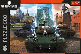 Пазл Trefl 500 деталей: World of Tanks. Время действовать!
