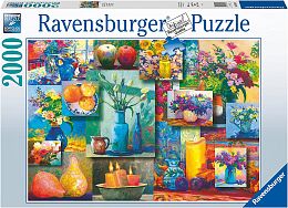 Пазл Ravensburger 2000 деталей: Красивый натюрморт