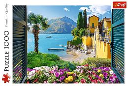 Пазл Trefl 1000 деталей: Вид на озеро Комо