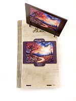 Пазл деревянный Алма 500 деталей. Волшебство природы. Дерево среди гор и цветов