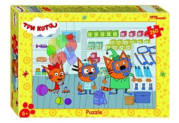 Пазл Step puzzle 260 деталей: Три кота. Новые истории