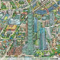 Пазл Pintoo 4800 деталей: Карта Тайбэя