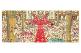 Пазл Pintoo 1500 деталей: Синдзи Ямамото. Королевский праздник