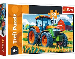 Пазл Trefl 60 деталей: Трактор